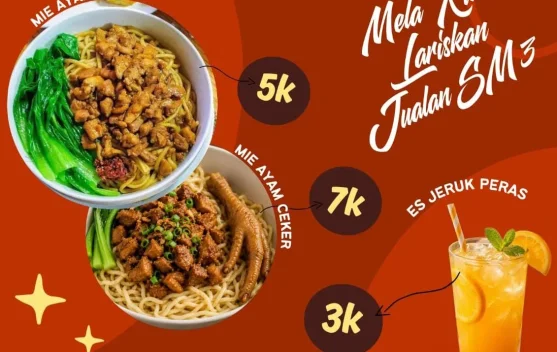 Siswa SM3 Sekolah Alam Bengkulu Mahira Asah Mental Bisnis lewat Berjualan Mie Ayam