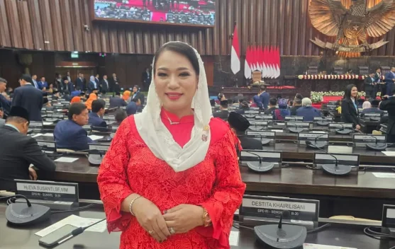 Sidang Tahunan, Senator Destita Titip Aspirasi Pembangunan Bengkulu ke Presiden