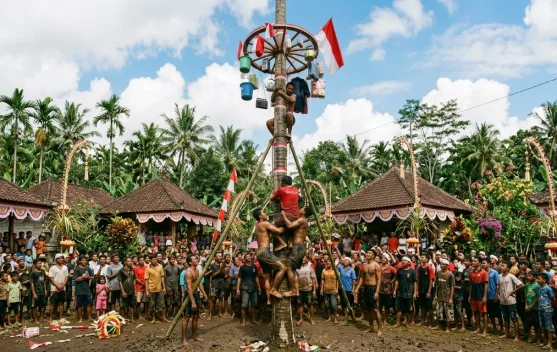 Panjat Pinang: Dari Jejak Kolonial hingga Simbol Kebersamaan HUT RI