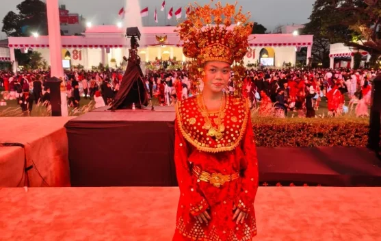 Peserta Gita Bahana Nusantara Bengkulu , Tampil di Depan Presiden