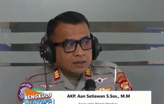 Senin Pagi, Sejumlah Ruas Jalan di Kota Bengkulu Padat Arus Lalu Lintas