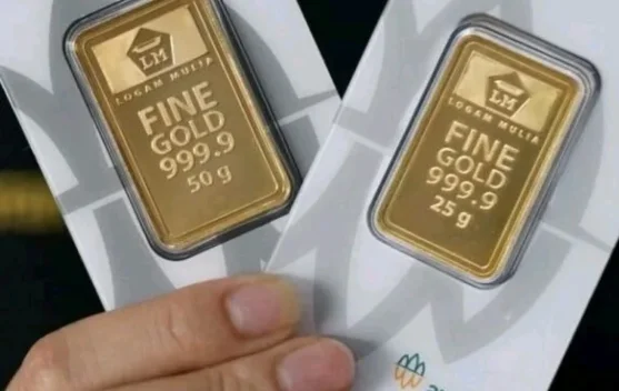 Harga Emas Hari Ini Turun Menjadi Rp2,64 Juta