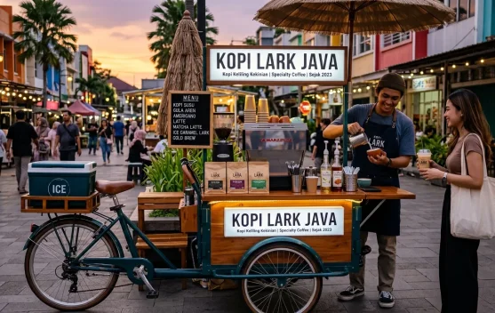 Peluang Manis Bisnis Kopi Keliling