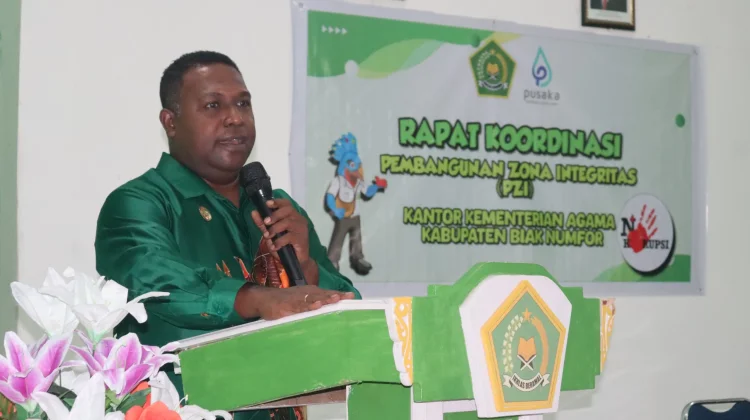 Kemenag Biak Numfor Canangkan Zona Integritas