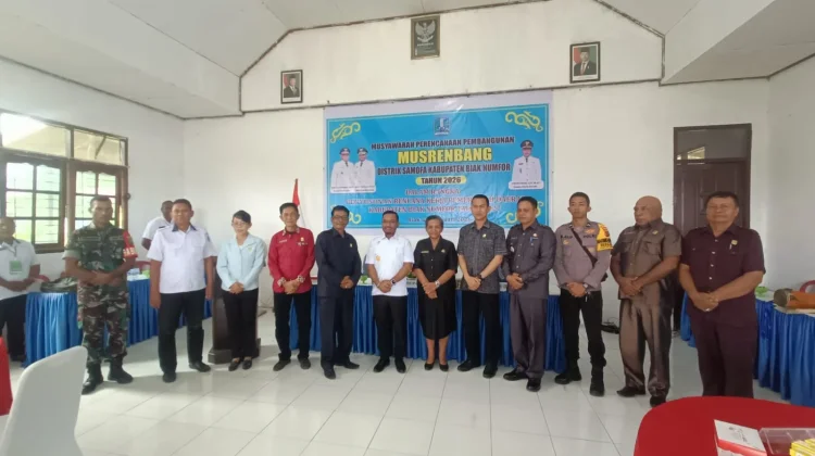 Distrik Samofa Biak Numfor Gelar Musrembang  untuk Penyusunan RKPD 2027