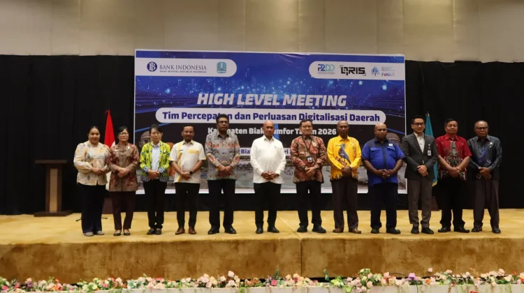 Pemda Biak Numfor,Bank Indonesia Gelar High Level Meeting,Perkuat Digitalis