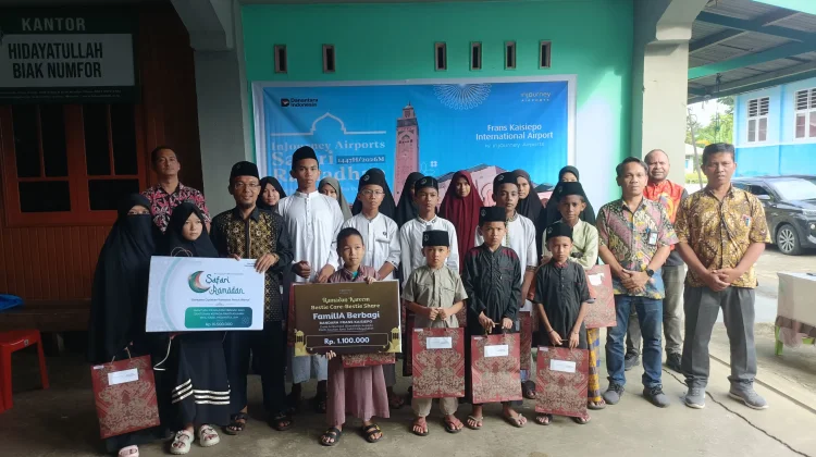 Angkasa Pura Biak Serahkan Bantuan  Ramadan 1447 H di Panti Asuhan Hidayatullah