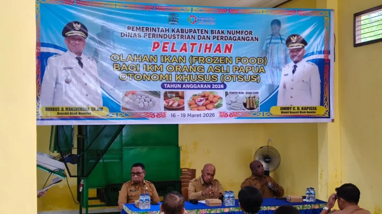 Disperindag Gelar Pelatihan Pengolahan Ikan Libatkan IKM OAP