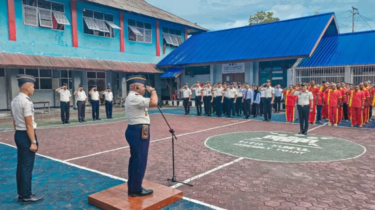 Menjelang Idulfitri, Lapas Kelas II Biak Gelar Apel Siaga Pengamanan
