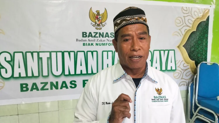 BAZNAS Biak Numfor Himpun Rp617 Juta ZI, Salurkan ke 2640 Mustahik