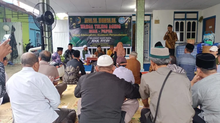 Warga Tulungagung Jawa Timur di Biak Numfor, Gelar Halal Bihalal