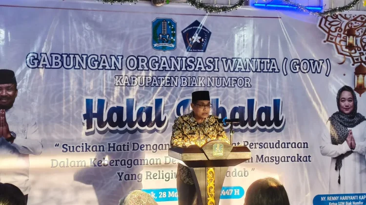 Pemkab Biak Mengapresiasi Halal-Bihalal yang Dilaksanakan GOW