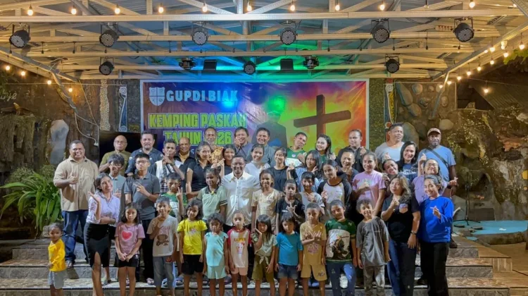 GUPDI Biak Gelar Camping Paskah, Puluhan Anak Sekolah Minggu Ikut serta