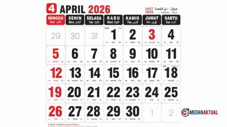 Daftar Tanggal Merah dan Libur Nasional April 2026 - RRI.co.id