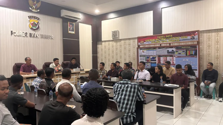 Asistensi Penerimaan Anggota Polri dari Biro SDM Polda Papua digelar di Biak