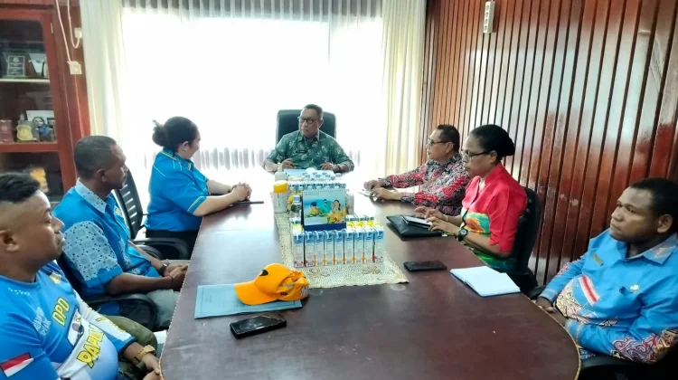 Carateker KNPI Biak Audiensi dengan Pemerintah Normalisasi Organisasi