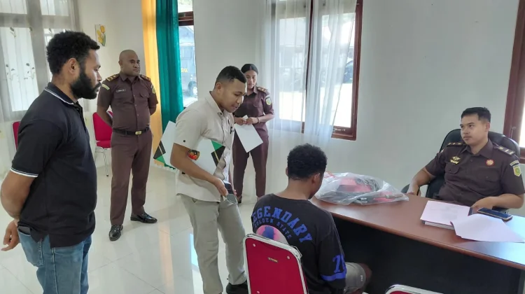 Berkas P21,Polres Biak Numfor Limpahkan Kasus Pencurian ke Kejaksaan