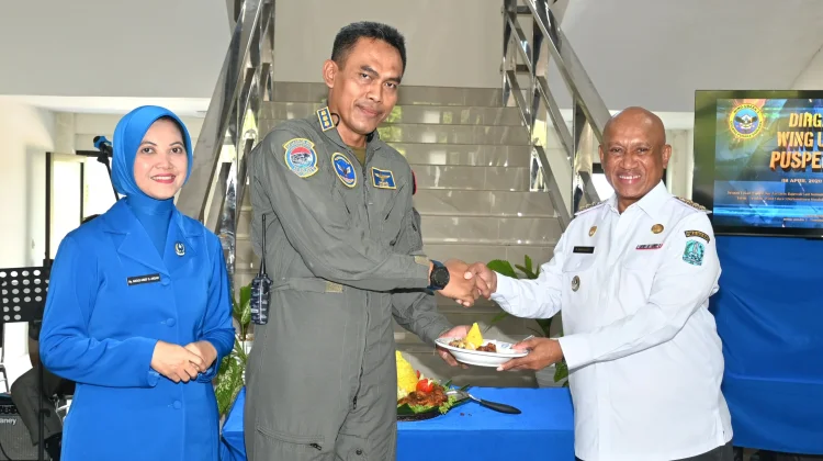HUT Ke-6 Wing Udara 3 Puspenerbal, Bupati Biak Numfor Apresiasi Sinergitas TNI-Pemda