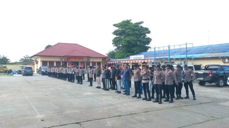 Pelantikan Kepala Kampung Terp[ilih di Biak, Polres Turunkan 150 Personel