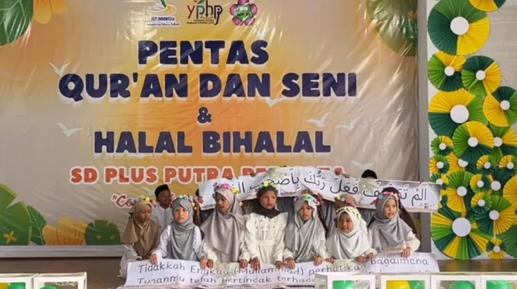 SD Plus Putra Permata Biak Gelar Pentas Qur'an & Seni, Dirangkai dengan Halal Bihalal