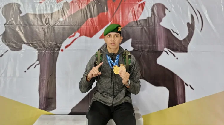 Raih Medali Emas Wakili Biak Numfor, Prada Charlie Kaawoan, Motivasi Generasi Muda