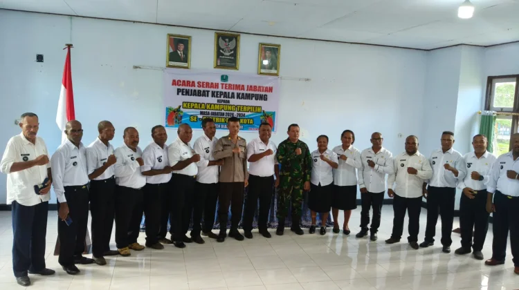 Kadistrik Biak Kota Gelar Sertijab 14 Kades  Periode 2026-2034