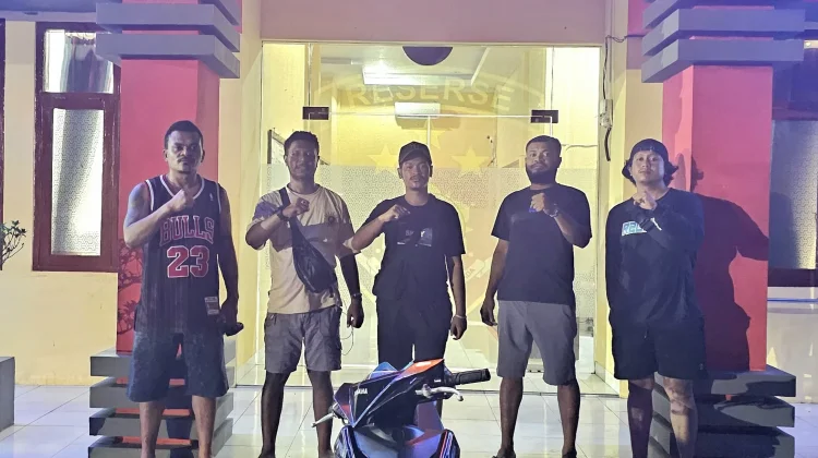 Kembali,Polres Biak Numfor Ungkap Kasus Pencurian Kendaraan