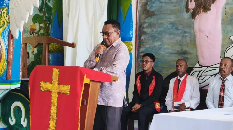 Pemkab Biak Bantu Rp200 Juta Penyelesaian Gereja Soppen