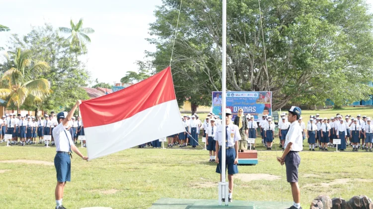 Sebanyak 775 Siswa SMP Negeri 2 Biak Kota, Ikut Upacara Hardiknas