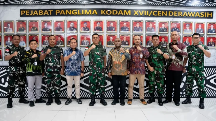 Kolaborasi PLN bersama Kodam XVII/Cenderawasih untuk Pemerataan Listrik di Papua