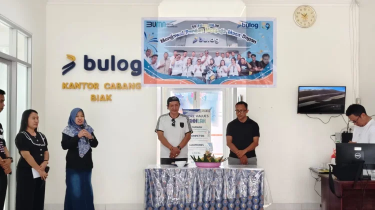 Bulog Biak, Peringati HUT ke-59 secara Sederhana dan Penuh Makna
