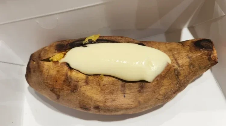 Ubi Bakar Cream Cheese Jadi Rebutan