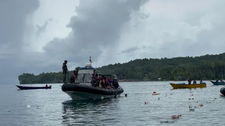 Kodaeral X Jayapura, Lakukan Penanaman Rumput Laut di Kampung  Samber-Binyeri
