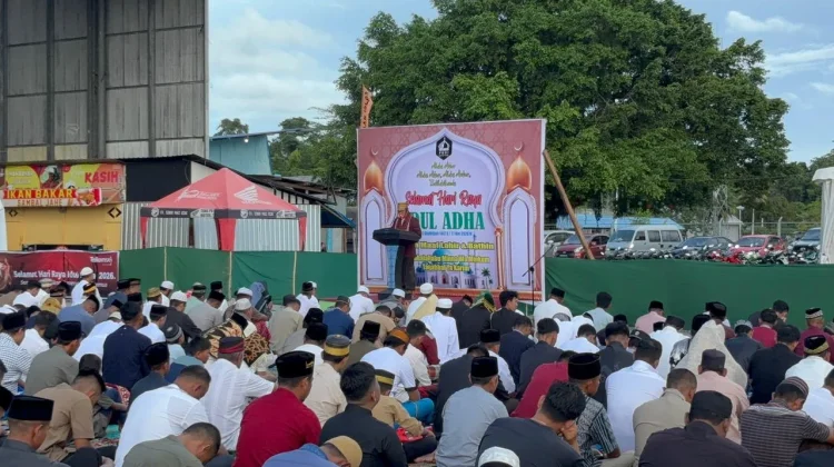 Ribuan Umat Islam Biak Numfor Ikuti Salat Iduladha 1447 H