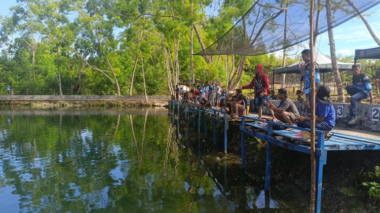 Wing Udara 3 Aktifkan Kembali Kolam Pancing Rajawali Laut Tangguh Samau Biak