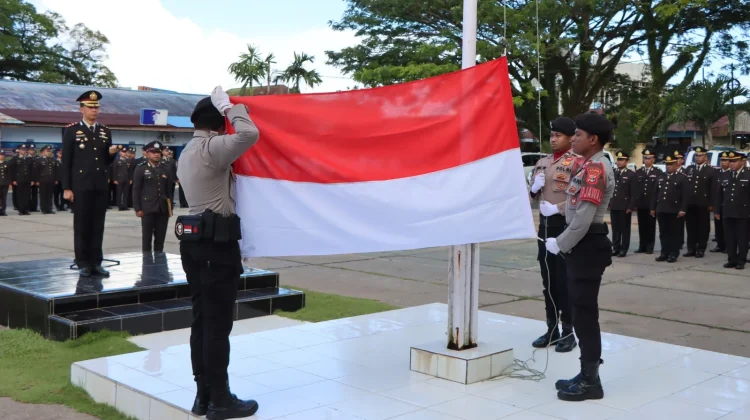 Upacara Peringatan Hari Lahir Pancasila digelar Polres Biak Numfor