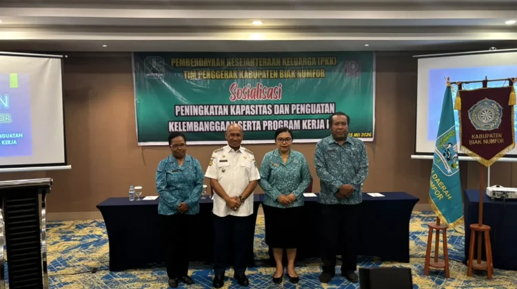 TP-PKK Biak Numfor Gelar Penguatan Kapasitas dan Program Kerja 2026