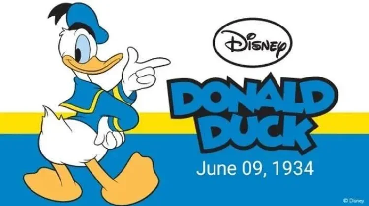 Donal Bebek Tampil Pertama Kali pada 9 Juni 1934