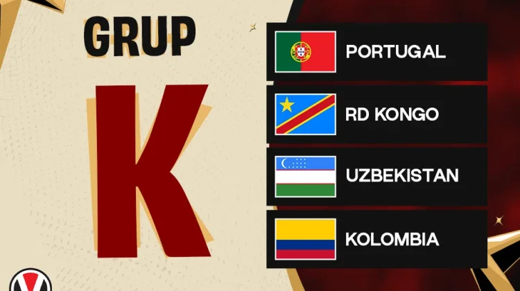 Jadwal Grup K Piala Dunia 2026