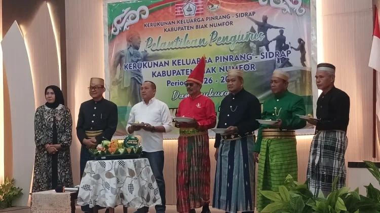 Abdullah Toasim, resmi menjadi Ketua Kerukunan Keluarga Pinrang - Sidrap