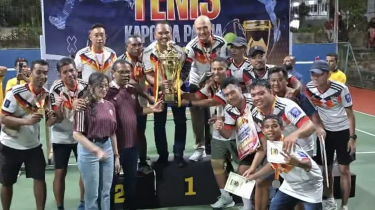 Biak Numfor Juara Umum Turnamen Tenis Kapolda Cup 2026