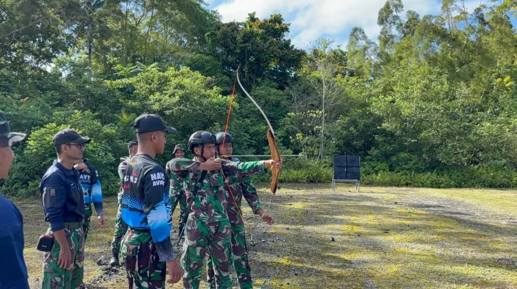 Lanudal Biak Gelar Uji Kemampuan Dasar Militer dalam Bulan Profesi