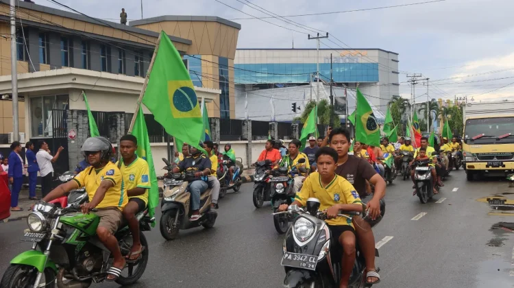 Euforia Ajang Piala Dunia 2026 Pendukung Jerman dan Brasil di Biak Numfor