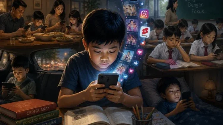 Anak Indonesia Sedang Tumbuh dalam Budaya Scroll