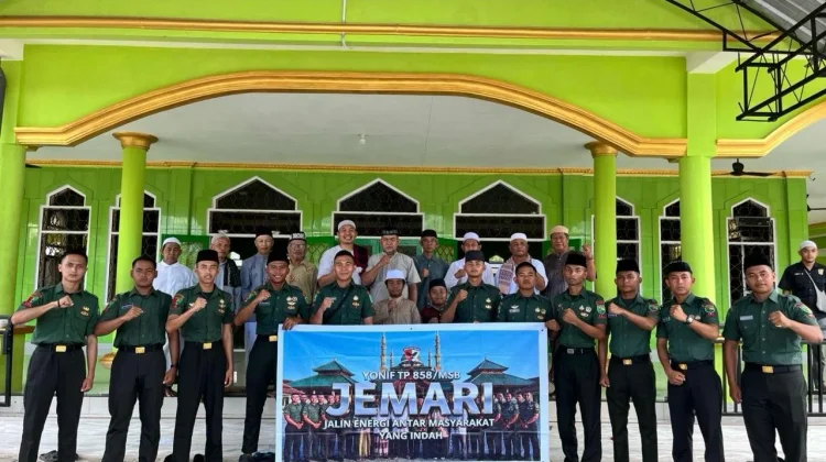 Yonif TP 858/MSB Perkuat Kedekatan dengan Warga Melalui Program JEMARI