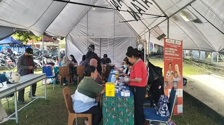 Pengunjung FBMW  Antusias Ikut Cek Kesehatan Gratis