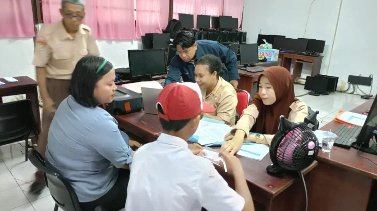 SPMB 2026 di SMP Negeri 1 Biak Kota Berjalan Tertib dan Lancar