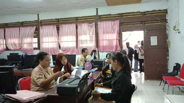 SPMB 2026 di SMP Negeri 1 Biak Kota Berjalan Tertib dan Lancar