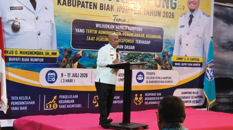 Sebanyak 254 Kepala Kampung di Biak Tingkatkan Kapasitas