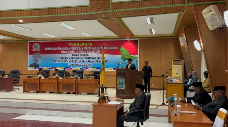 DPRK Biak Numfor Bahas Raperda Pertanggungjawaban APBD 2025